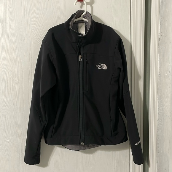 The North Face Apex Bionic Soft Shell Women’s Black Jacket Measures Size Small - Picture 1 of 9
